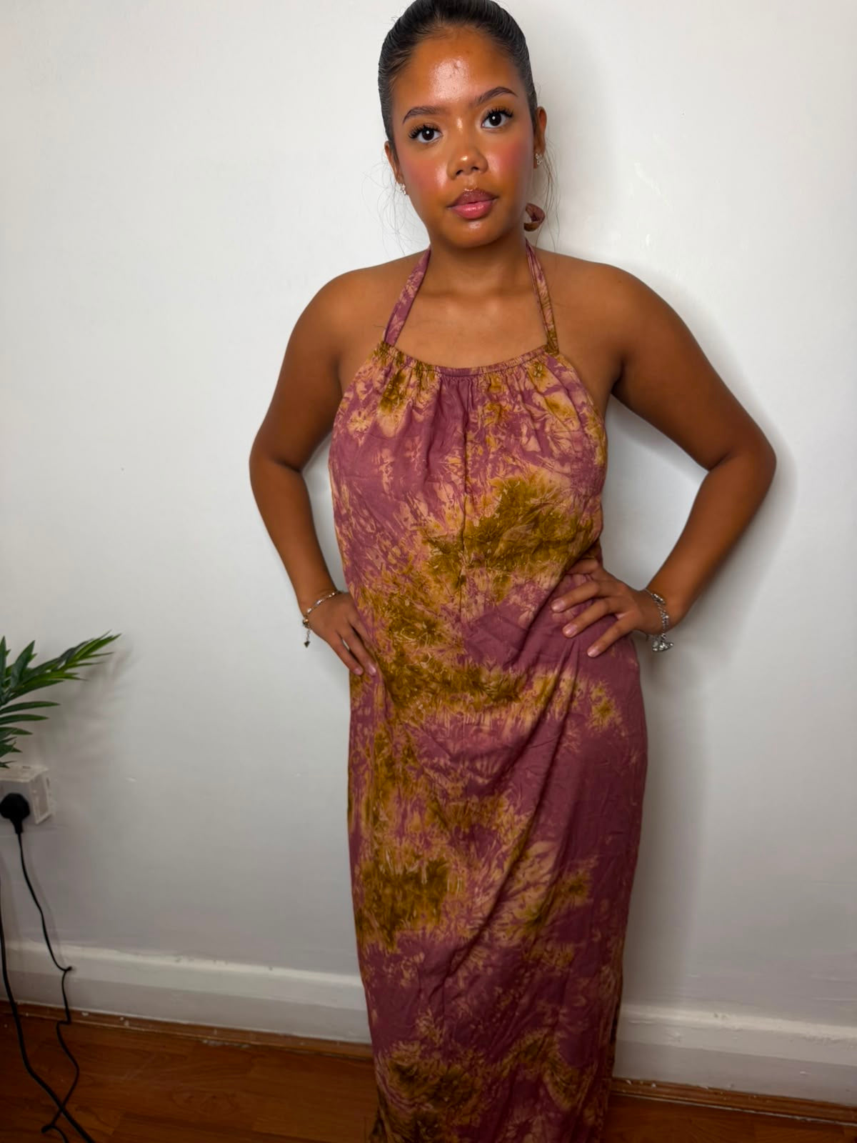 Backless Baati Maxi Dress