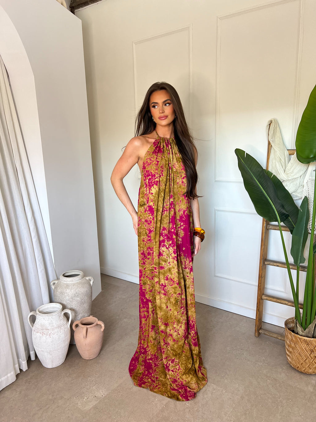 Backless Baati Maxi Dress