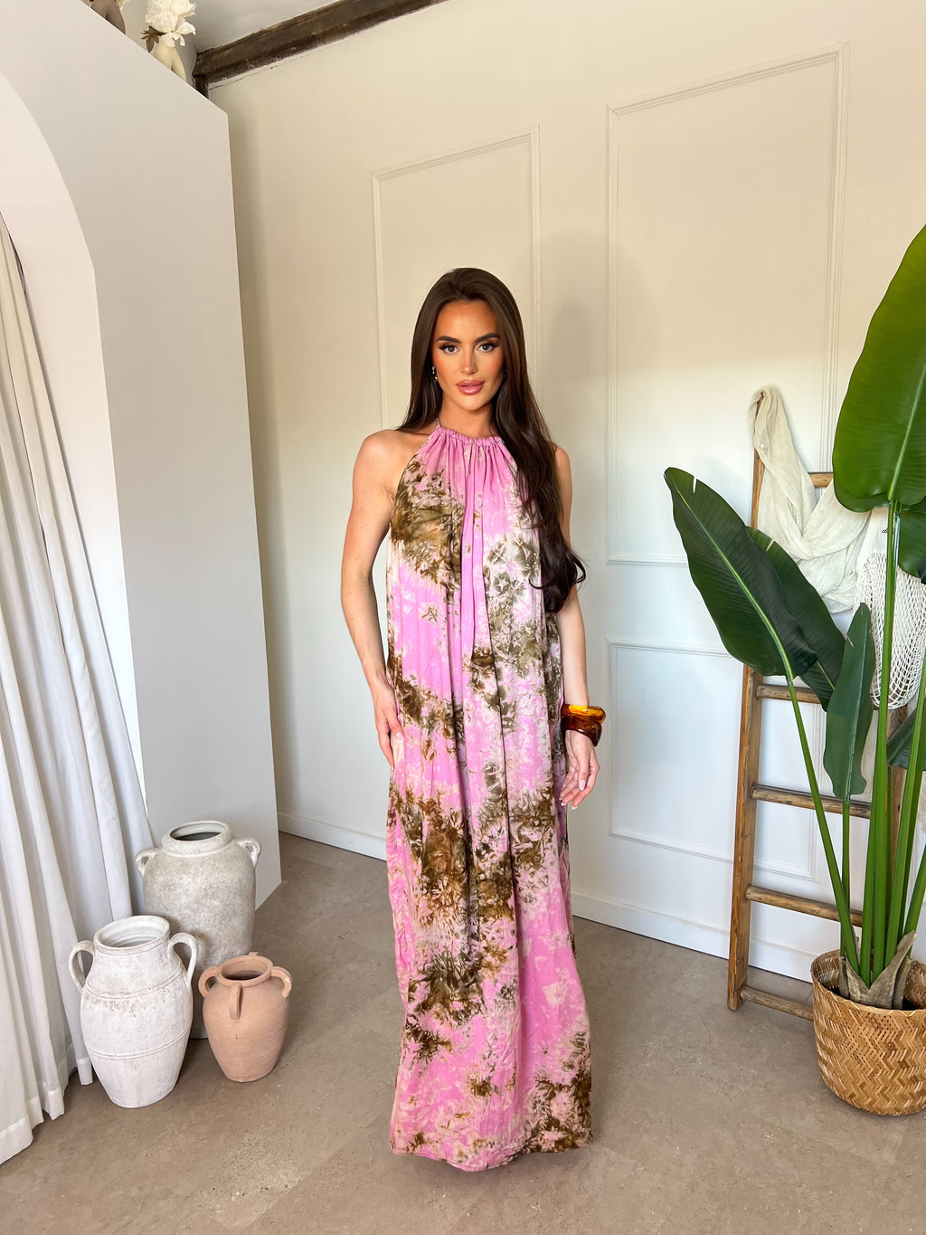 Backless Baati Maxi Dress