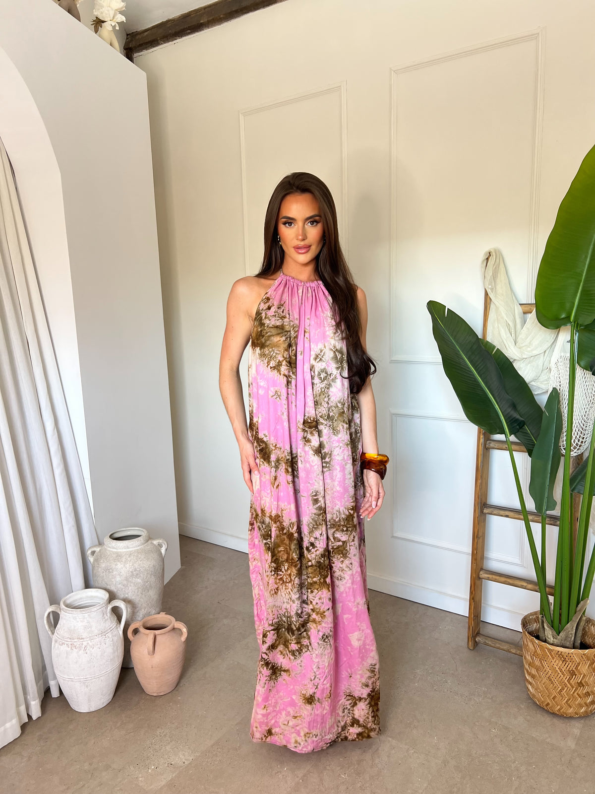 Backless Baati Maxi Dress