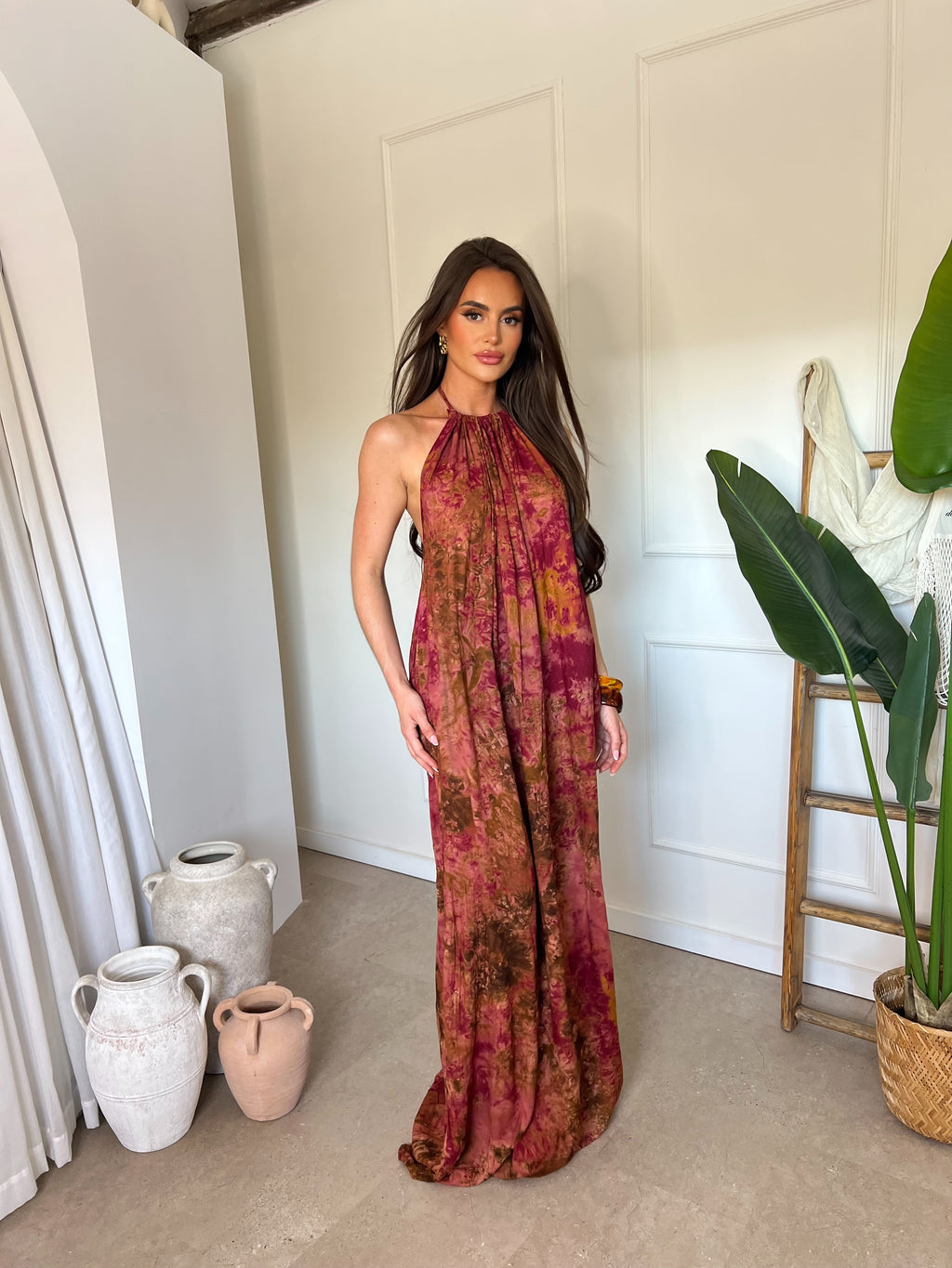 Backless Baati Maxi Dress